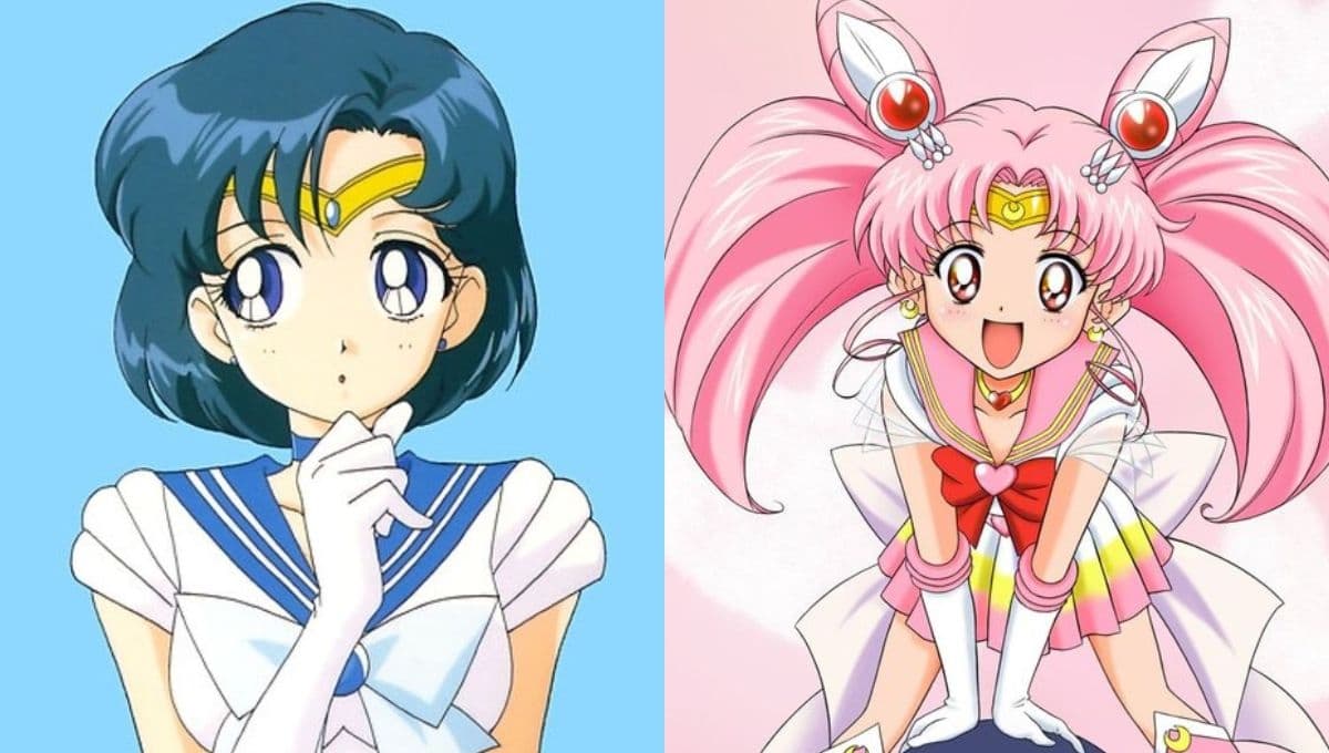 Así de bonitas se verían Sailor Mercury y Sailor Chibi Moon en la vida real según la Inteligencia Artificial