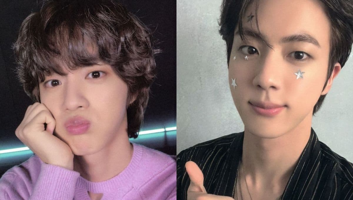 5 fotos bonitas de Jin de BTS para celebrar su salida del servicio militar con photocards fanmade