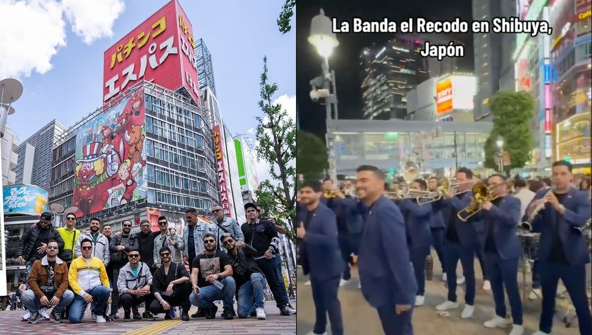 La Banda el Recodo llega a Japón y da ‘concierto’ gratuito