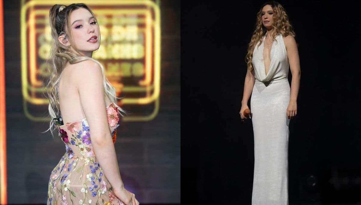 3 outfits hermosos de Mia Rubin en ‘Juego de Voces’ que demuestran su belleza auténtica