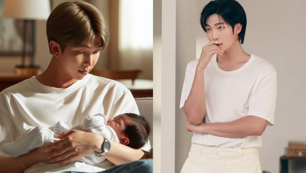 5 edits de RM de BTS siendo el mejor papá para alimentar tu delulu