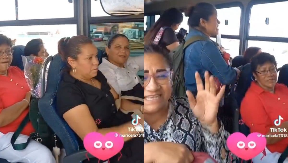 VIDEO: mujeres se suben al camión y se vuelven virales por cantar a los Temerarios