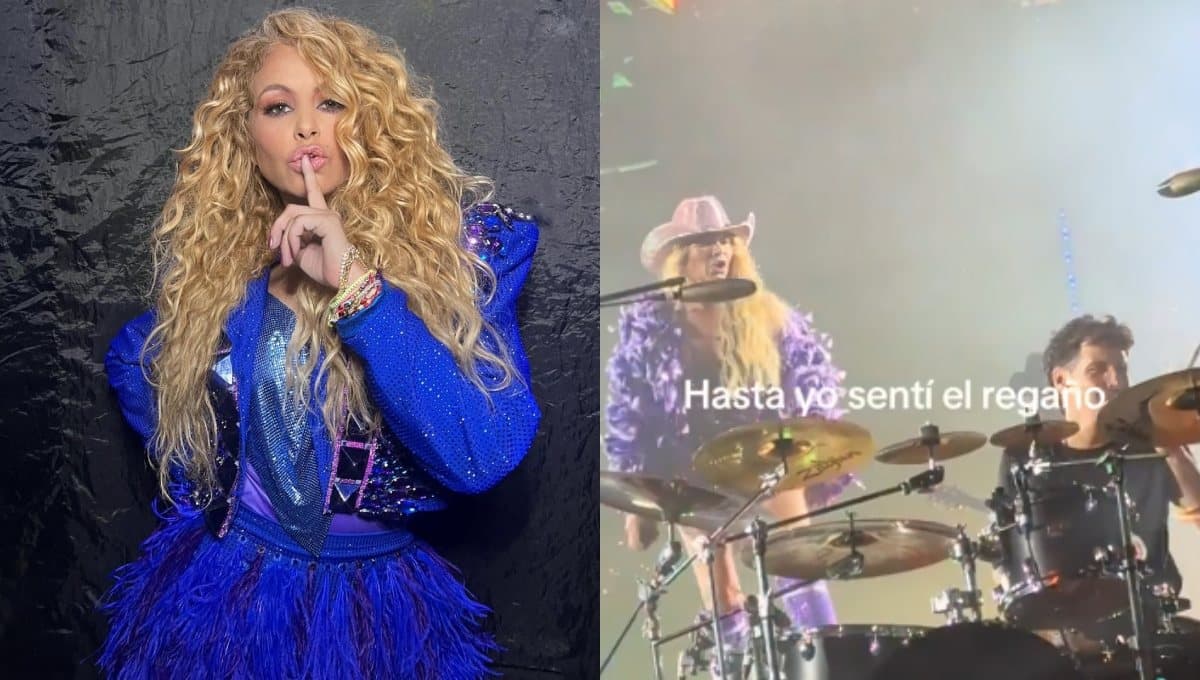 Paulina Rubio REGAÑA a su baterista pero, ¿de quién fue la culpa realmente?
