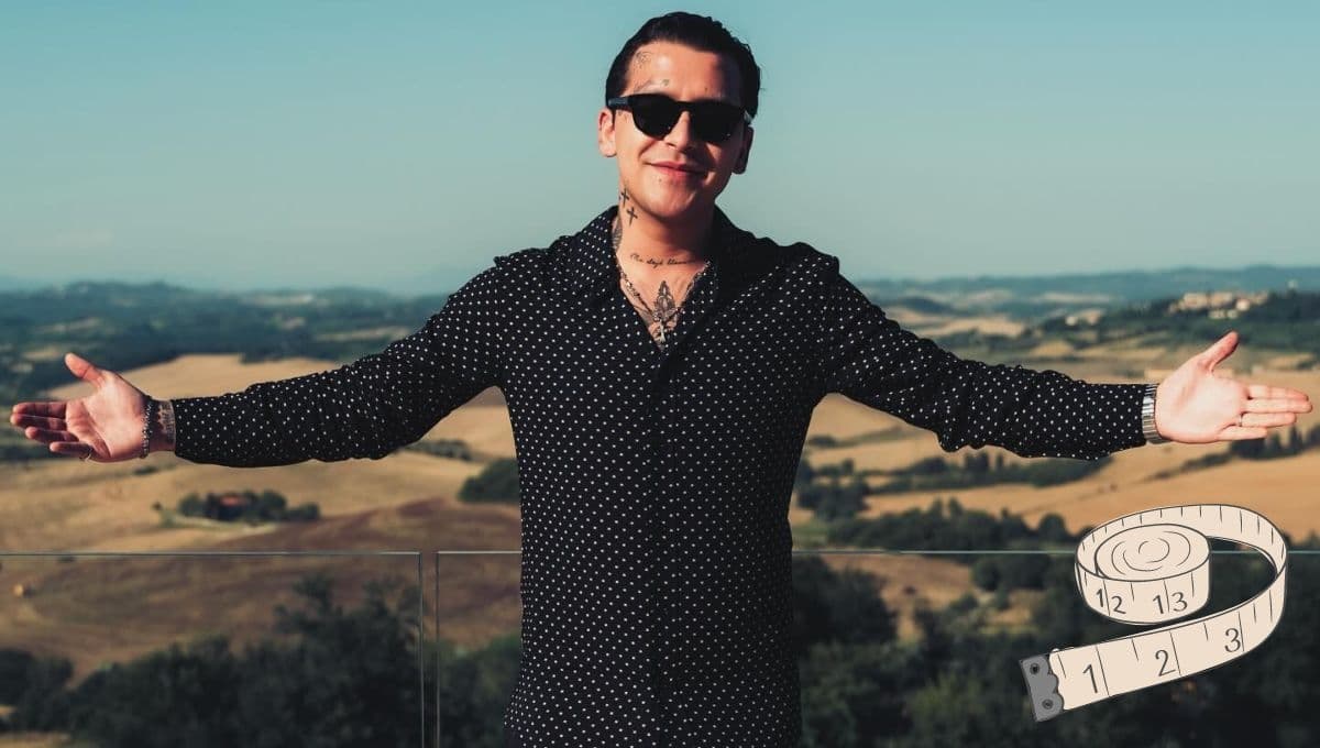 ¿Cuánto mide Christian Nodal? esta es su altura