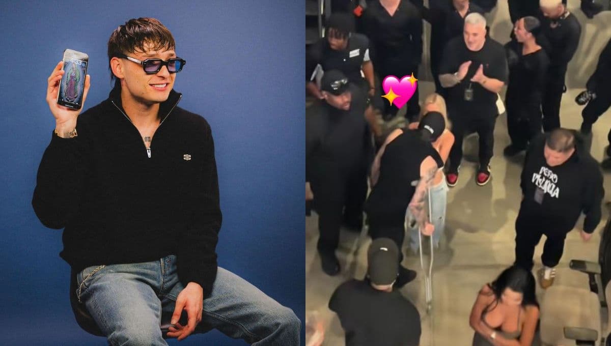 ¿Quién es la nueva novia de Peso Pluma? Los captan besándose en el primer concierto de ‘Éxodo’