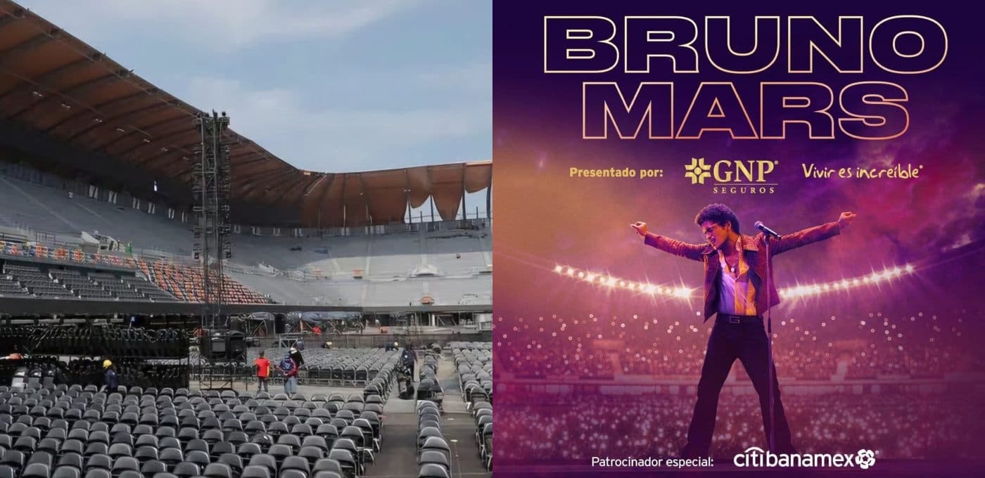 Bruno Mars en el Estadio GNP: objetos no permitidos, bolsas y mapa de acceso para su concierto