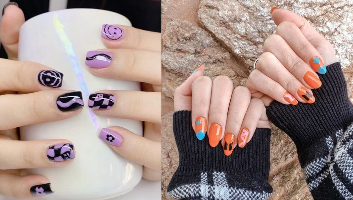 5 diseños de uñas inspiradas en BTS que puedes usar en Día de Muertos y todo noviembre