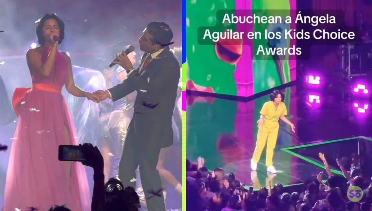 "¡Cazzu, Cazzu!", abuchean y se burlan de Ángela Aguilar en los Kids Choice Awards 2024 | VIDEO