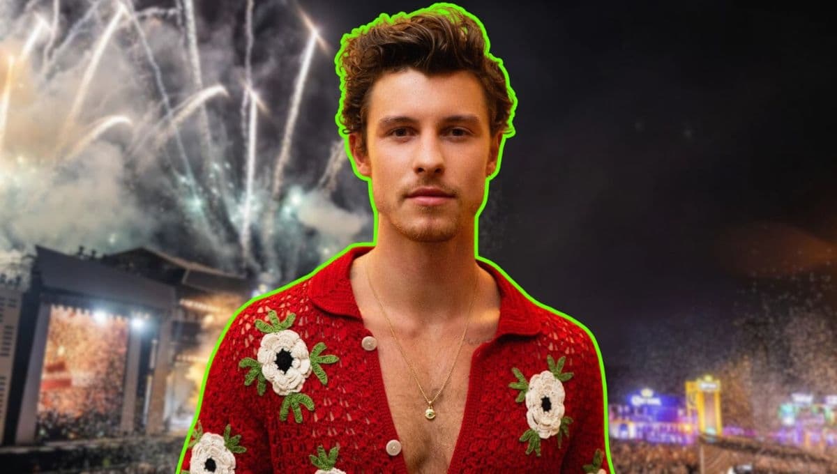 ¿La favorita de Dios? Shawn Mendes baja a besar a fan en el Corona Capital 2024