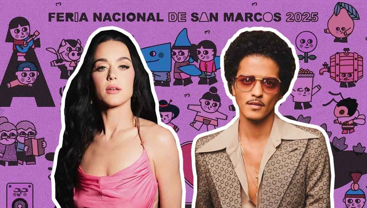 ¿Bruno Mars y Katy Perry en la Feria de San Marcos? aseguran que serán parte de sus conciertos
