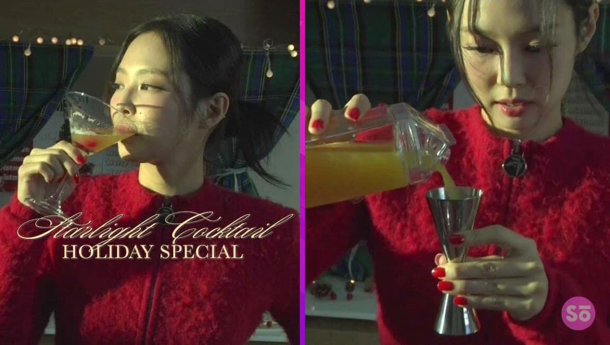 Jennie de BLACKPINK comparte la receta de su cóctel favorito para Navidad