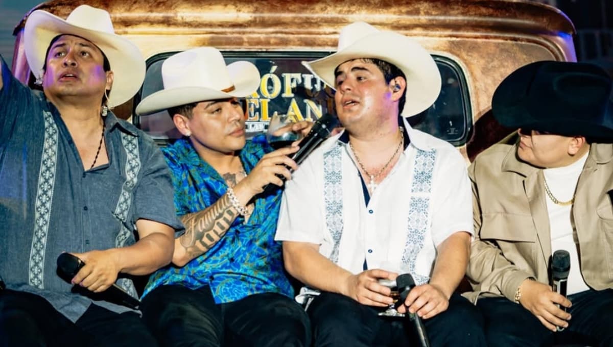 Eduin Caz "pelea" con fan en pleno concierto de Alfredo Olivas: "Pérate"