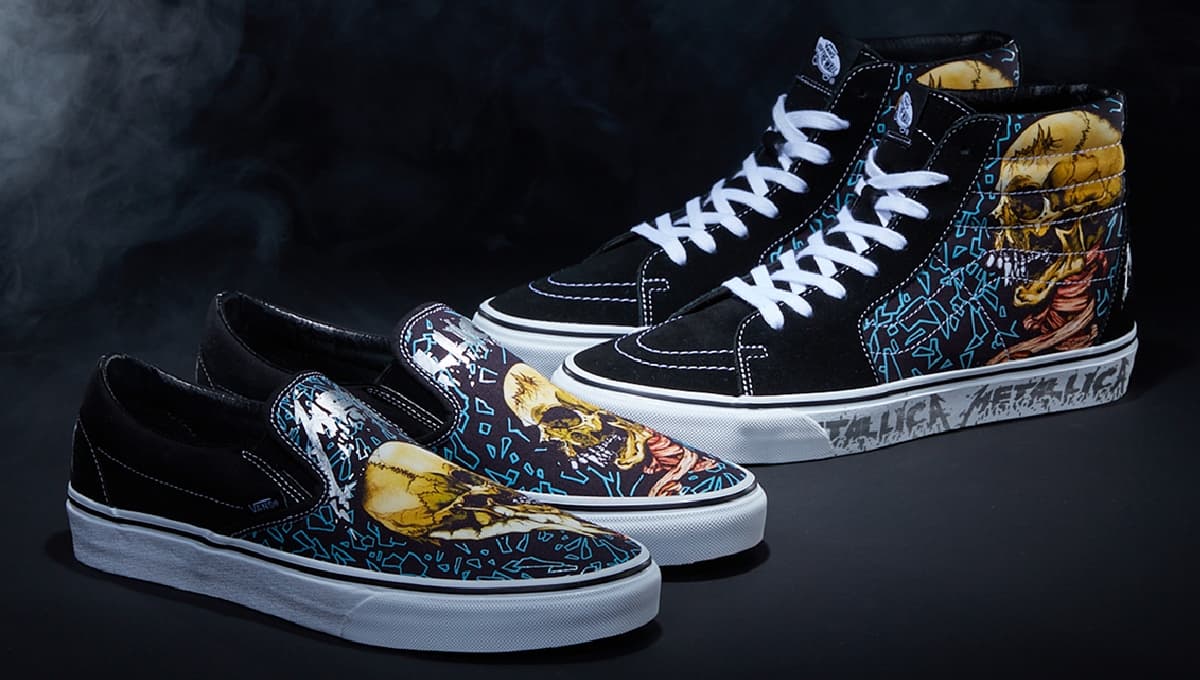 Metallica x Vans, anuncian nuevos modelos, ¿cuánto cuestan y cuando salen a la venta?