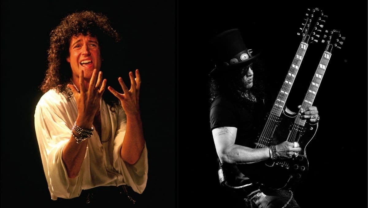 Queen y Guns N’ Roses: La EXTRAÑA colaboración de Brian May y Slash