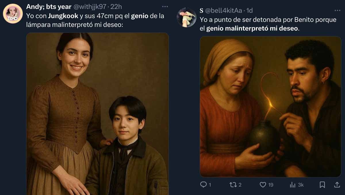 "El genio malinterpretó mi deseo": los mejores memes de Jungkook, El Malilla, Maluma y más cantantes