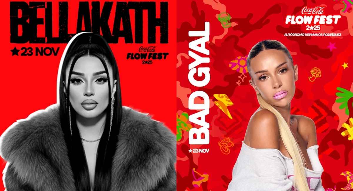 Artistas femeninos del Flow Fest 2025