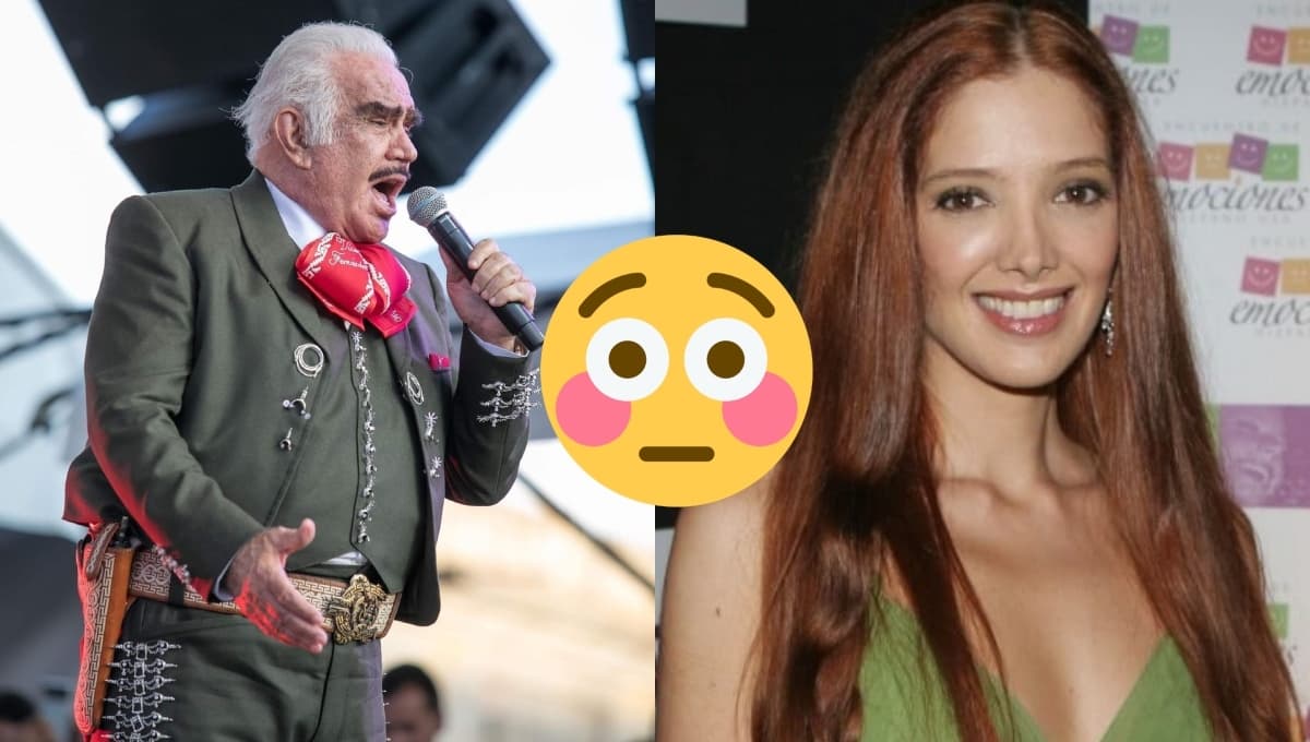 Vicente Fernández puso nerviosa a Adela Noriega cuando le cantó al odio